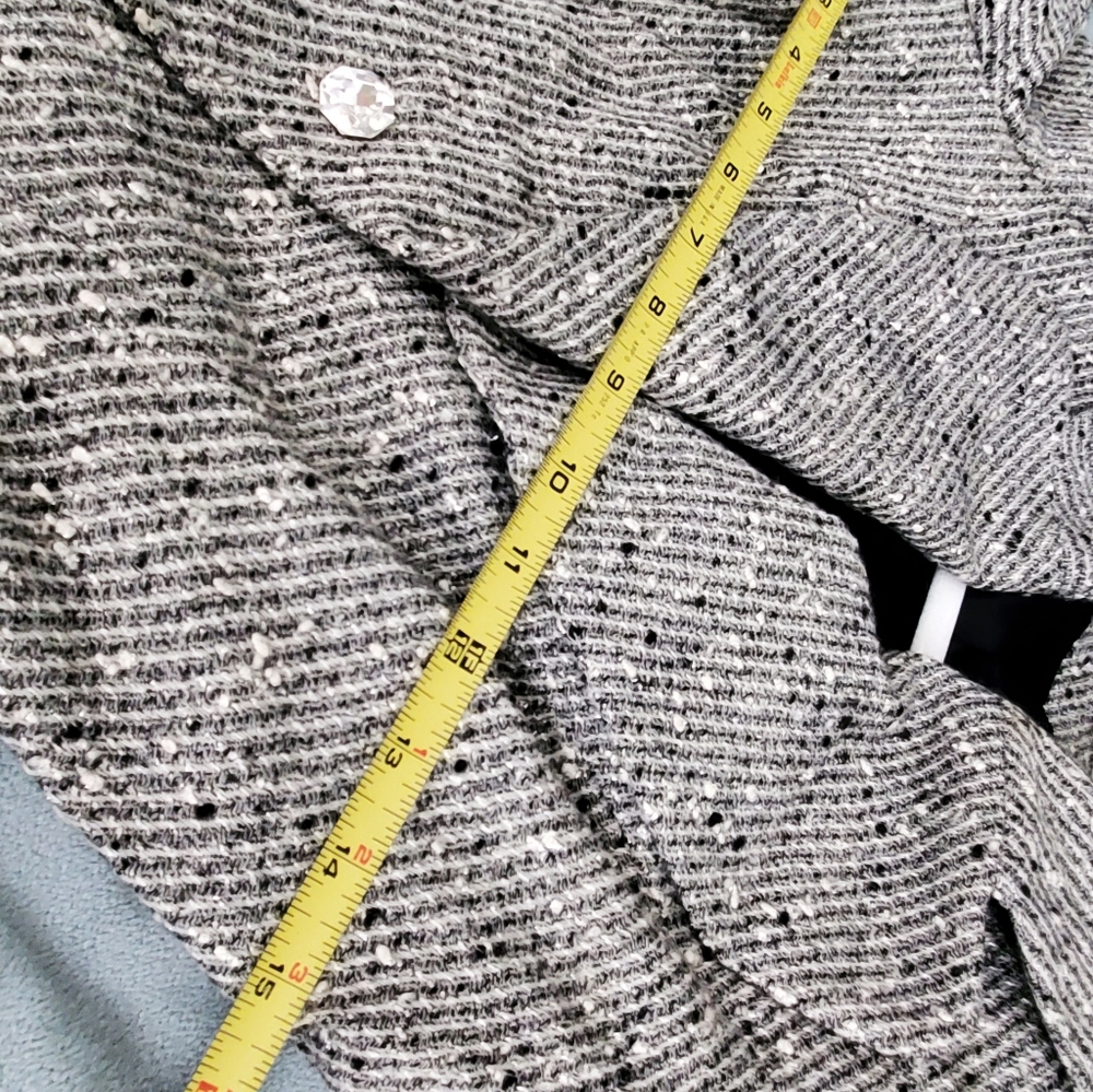 Peggy Jennings dress coat lined in silk, crystal buttons couture hand made - Picture 8 of 14